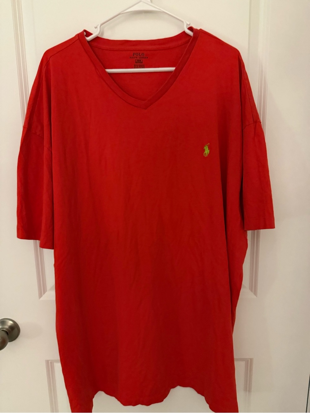Polo by Ralph Lauren Red V-Neck Men’s Shirt